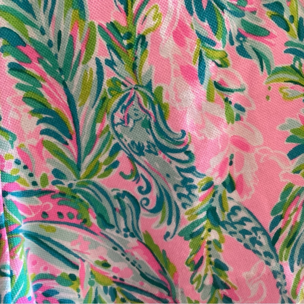 Lilly Pulitzer Pink Floral Scallop Hem Shorts Adorable - Picture 6 of 6